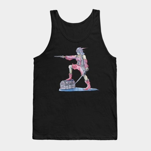 Fantasy pirate Tank Top by Innominatam Designs